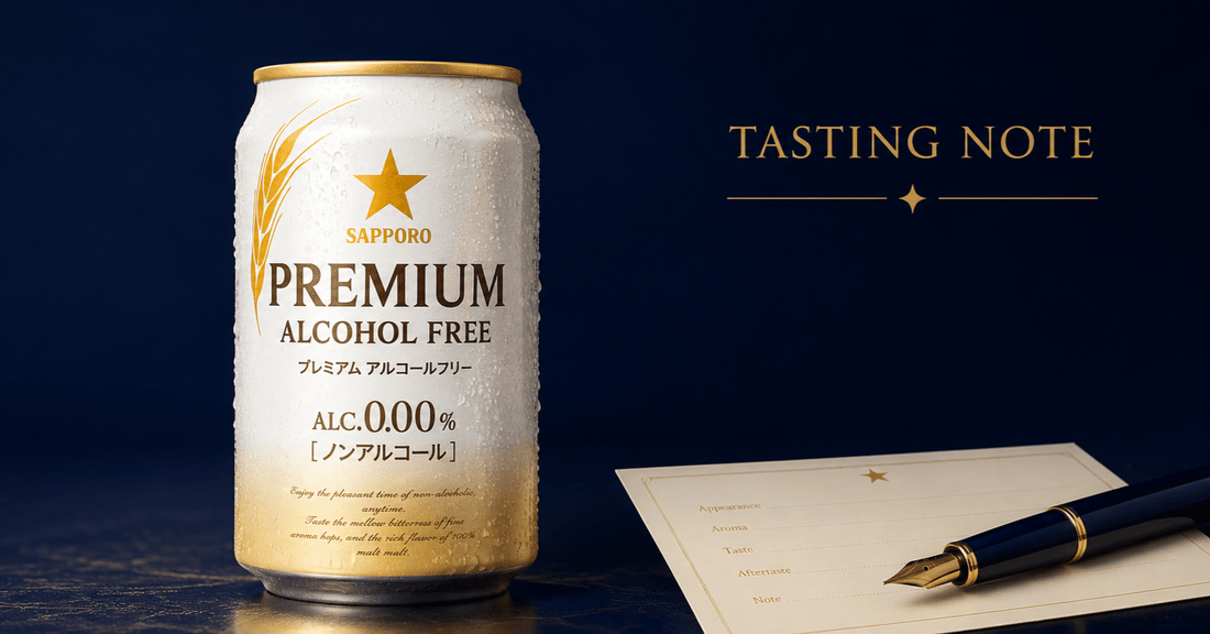 サッポロ プレミアムアルコールフリーを実飲レビュー｜大手0.00％ではかなり好印象